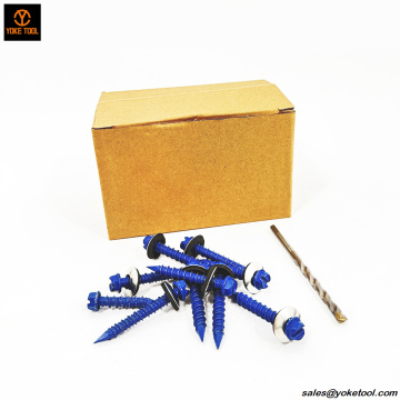 Tornillos concretos ranurados cabeza hexagonal ranurados hexagonales 1/4" X 1-3/4"