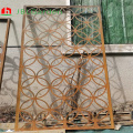 Garden landscaping corten screen panel landscaping