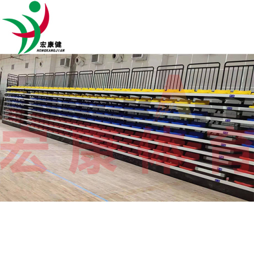 Electric Telescopic Bleachers for Indoor Stadiums