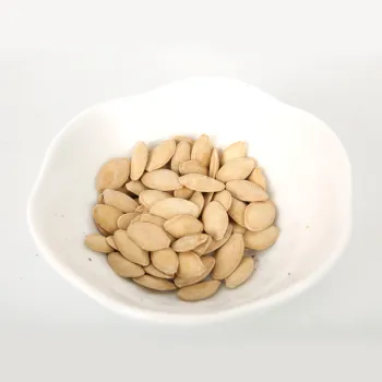 Salted and roasted pumpkin seeds with retail packing