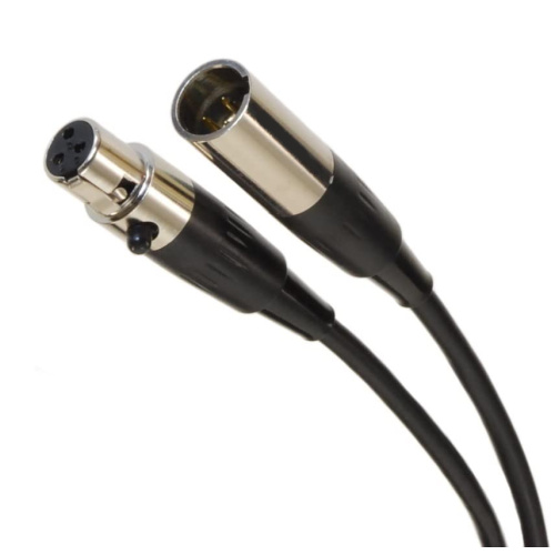 Mini XLR 3Pin Male to Female Audio Cable
