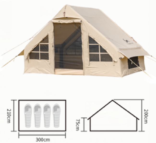 Inflatable Cabin Tent Details 1