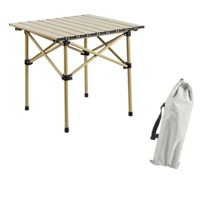 Oem Outdoor Aluminum Alloy Material Garden Table Foldable Bbq Picnic Outdoor Folding Camping Table And Chair Set