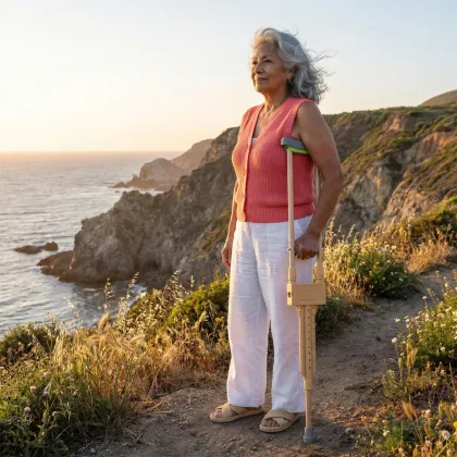 Ergonomic Aluminum alloy Crutches for All Ages