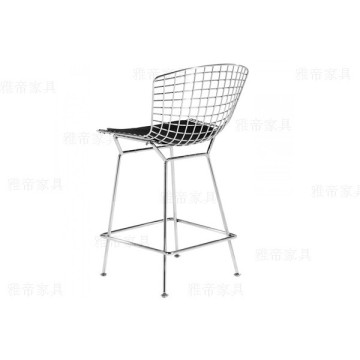 Classic Harry Bertoia Stainless Steel Barstool