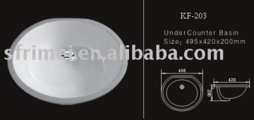 under counter wash basin KF-203