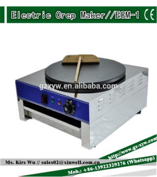 Table Counter Top Industrial Stainless Steel Electric Crepe Maker Machine for Sale ECM-1