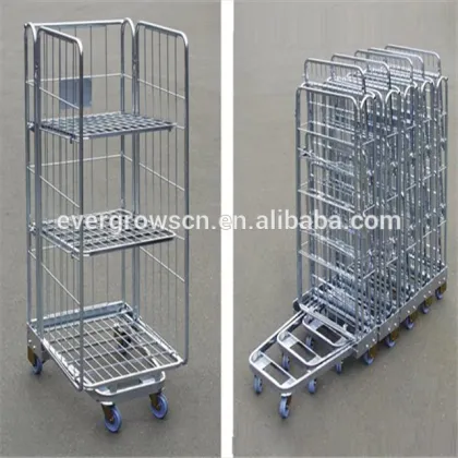 Logistic Cart Extensive Technology Galvanized Roll Container