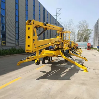 Electric Articulated Manlift Boom Lift 6-8m Towable Boom Lift