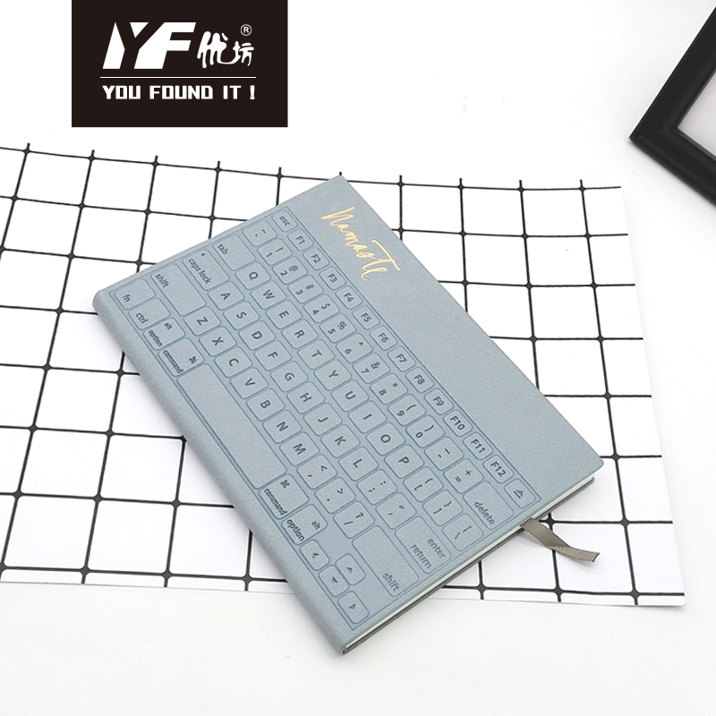 Custom keyboard PU cover notebook