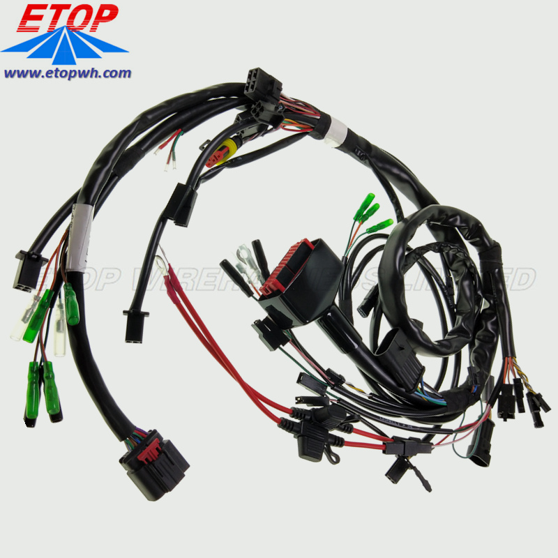 Ecu Wiring Harness an Ampsal Connector Kabel Assemblée