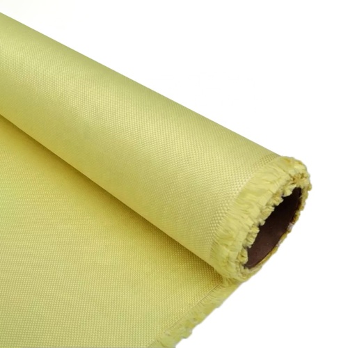 1500D 200gms Yellow plain woven aramid fiber fabric