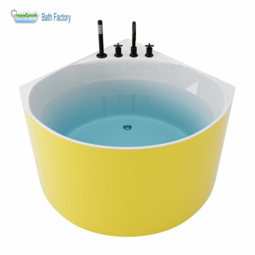 Heißer Verkauf maßgeschneiderte moderne Indoor -Tiefe, eineblauter Acrylbadewanne