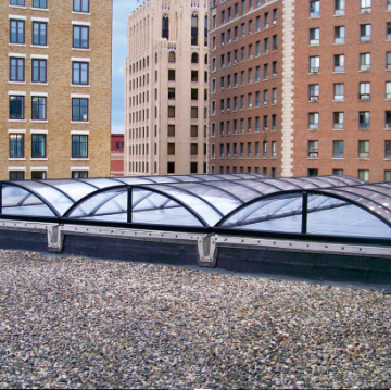 Materiale di costruzione da 1 mm a doppio rivestimento UV in foglio di policarbonato solido