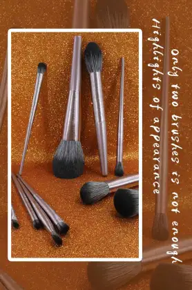 10 Pcs b s mall makeup brushes set