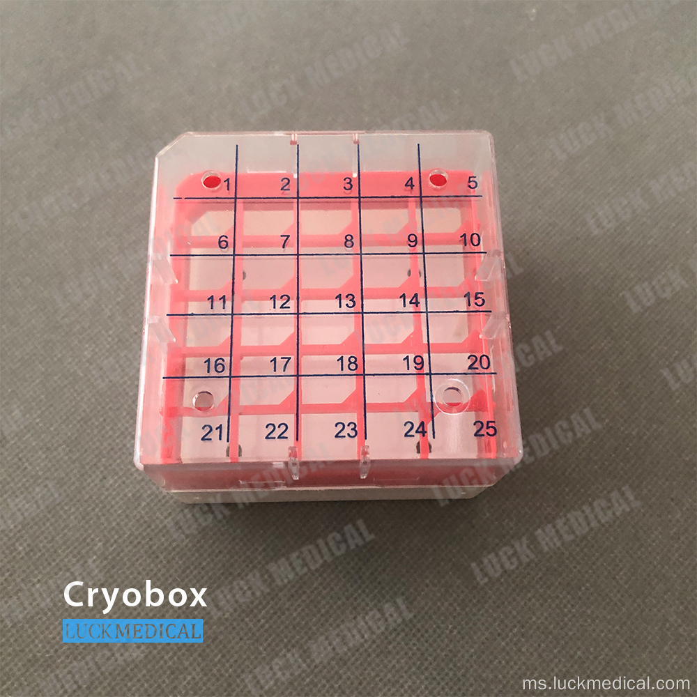 Kotak Cryotube untuk tiub 1.8ml/2ml