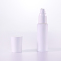 Special shape glass bottle with white pump