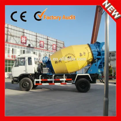 XINYU famous 3 CBM hyundai mixer truck