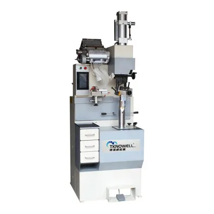 TKNOWELL Fully Automatic Computerized Shoe Heel-Nailing Machine