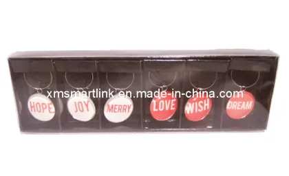 Christmas Glass Wine Charm