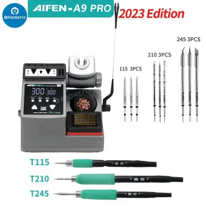 AIFEN A9 Pro Soldering Station C210 C245 C115 Iron Tips BGA SMD Desoldering