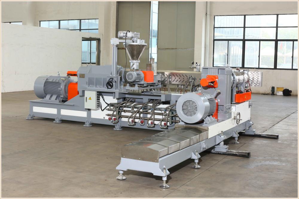 PET with Carbon Masterbatch Compouding Extruder Pelletzing Line