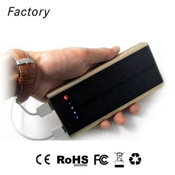 factory portable solar mobile charger 10000mAh for Nokia