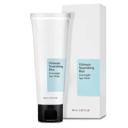 Ultimate Nourishing Rice Overnight Spa Mask by Cosrx - 60ml Rice Extract and Niacinamide Korean Skin Care