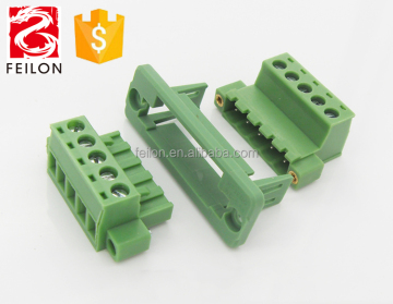 5.08mm Pitch Wire to Wire Panel Mounted Pluggable Terminal Block Connector