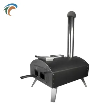 Portable Wood Fired Stone Rotatable Pizza Oven Countertop