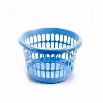 Plastic Laundry Basket without Handle, Made of PP, Easy to be Used, Suitable for Home Use