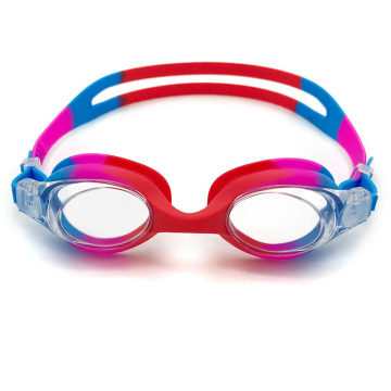 Kids Anti-Fog Silicone Frame Swimming Pool Goggles for Water Sports
