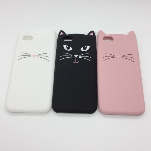 3D Cartoon Design Silicone iPhonegeval