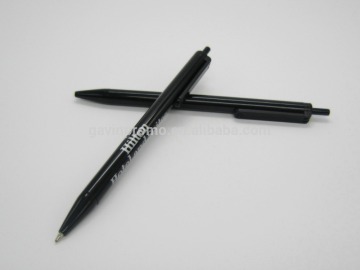 Plastic stick ballpoint pen for hotels