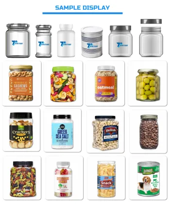 Automatic Can Bottle Granule Snack Food Oats Filling Machine