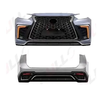 2022 Toyota Highlander Body Kit: Lexus-Style Upgrade with Bumpers, Grille, and Exhaust Pipes