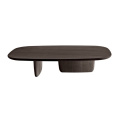 Mid-Century Modern Coffee Table Exclusive Elegant High Quality Ash Wood Oval Coffee Tables Manufactory