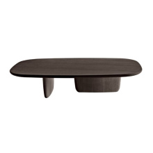 Mid-Century Modern Coffee Table Exclusive Elegant High Quality Ash Wood Oval Coffee Tables Manufactory