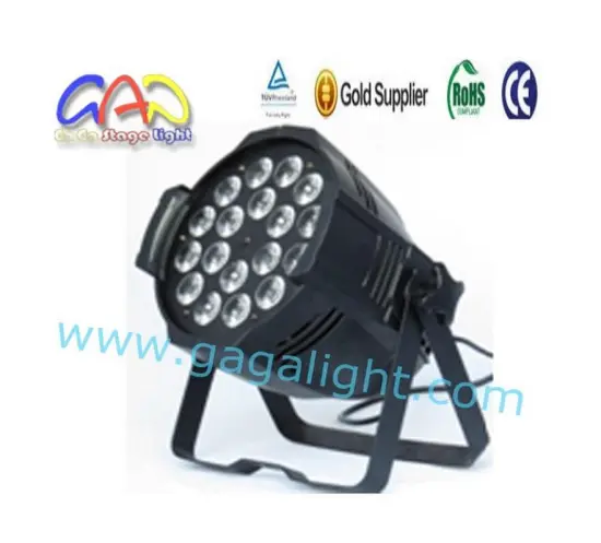 Newest 18*15W RGBWA 5in1 Indoor DMX LED Stage Lighting