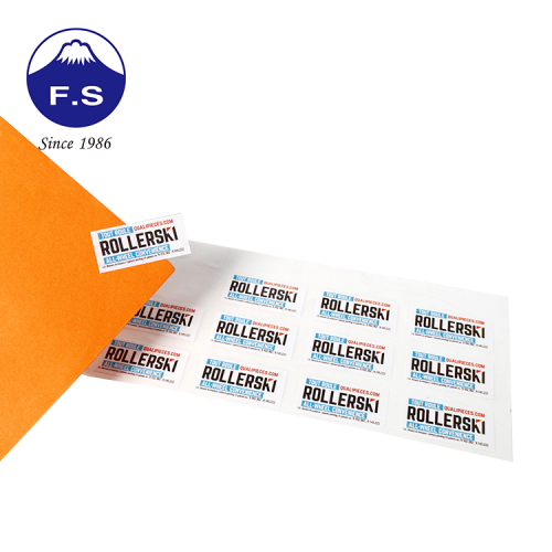 Adesivo per etichette impermeabili per stampa riciclabile in PVC