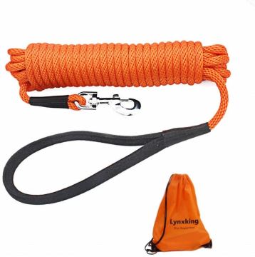 Luxury 30ft Long Durable Running Leash for Webbing Dogs with Ribbons - Easy to Clean Wholesale Outdoor Training Lead