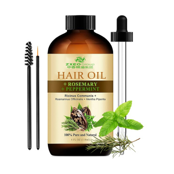 Tratamento de perda de cabelo por atacado Rosemary Hair Growth Oil Serum para cabelos