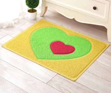 Environmental waterproof antislip logo pvc coil door mat