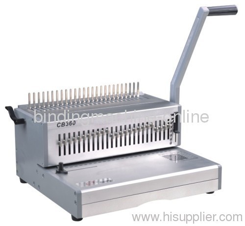 Alloy Manual Plastic Ring Binding Machine 