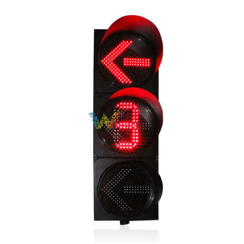 400MM direction countdown timer traffic lights