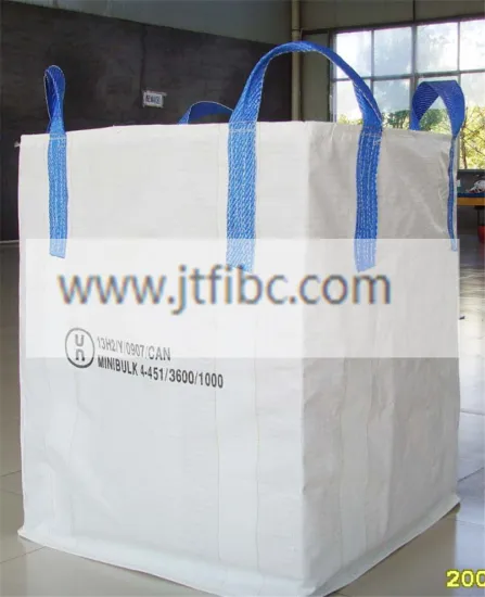 White one ton bag of sludge