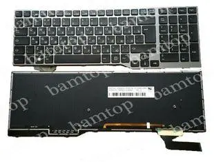 Backlight Russian Language Keyboard Fujitsu Lifebook E753 W
