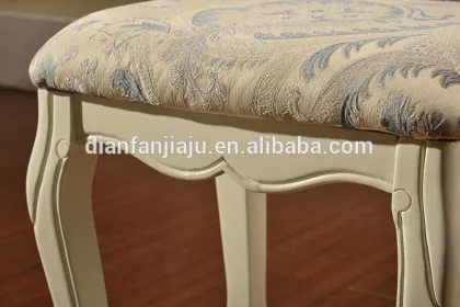 white-blue dressing room stool fashion stool