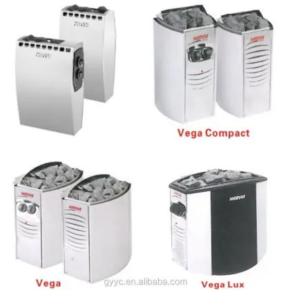 HARVIA Vega Lux Digital Control 6.0KW Electric Sauna Heater