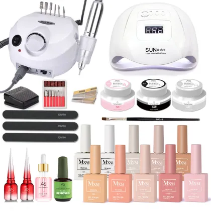 AS Private Label Professional Gel Nail Polish Kit with Manicure Tools